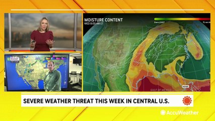 Severe weather and tornado risk for the central US