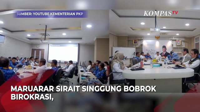 Menteri Maruarar Sirait Gebrak Meja saat Rapat: Saya Sampai Malu Sama Jaksa Agung