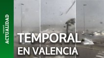 Un tornado golpea Valencia y se lleva por delante una nave industrial