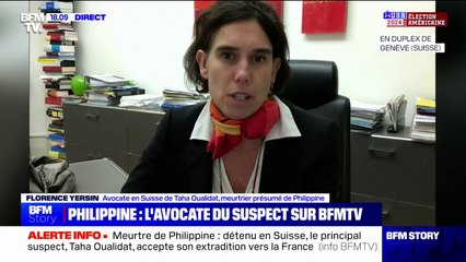 Meurtre de Philippine: Taha Oualidat sera extradé vers la France dans "un délai de quelques jours", confie son avocate Florence Yersin