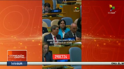 Conexión Digital Meridiana 29-10:ONU debate el bloqueo de EE.UU. a Cuba