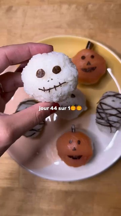 Jour 44/100 - Onigiris d’Halloween 