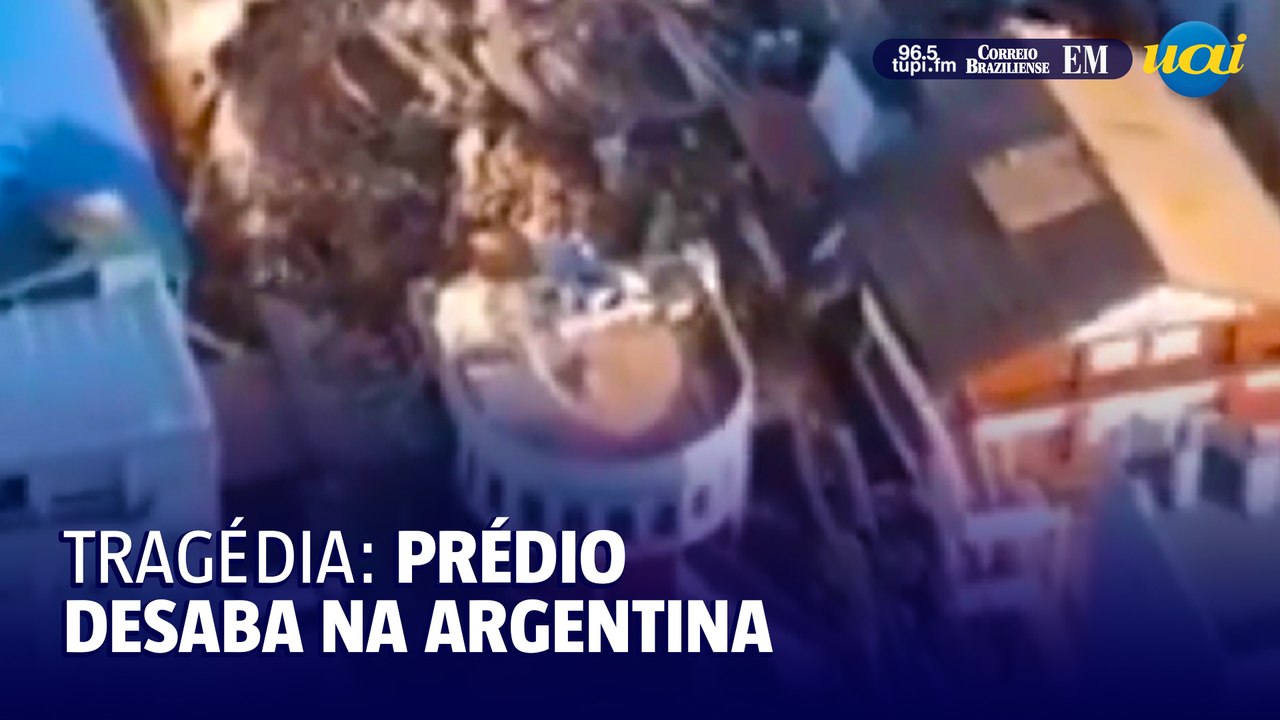 Prédio de 10 andares desaba na Argentina e deixa desaparecidos