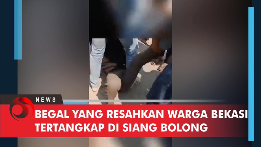 Begal yang Resahkan Warga Bekasi Tertangkap di Siang Bolong