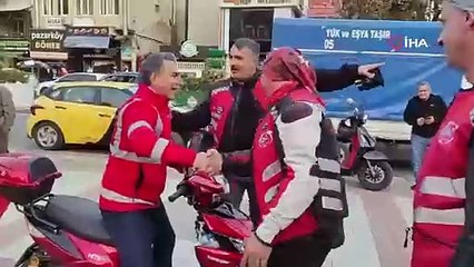 150 motorcudan Cumhuriyet Korteji