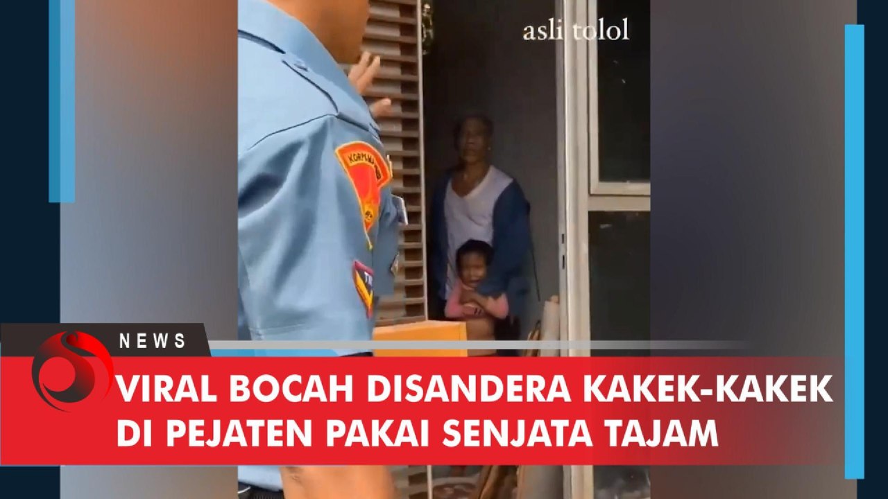 Viral Bocah Disandera Kakek-Kakek di Pejaten Pakai Senjata Tajam