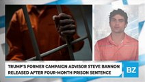 Trump's Former Campaign Advisor Steve Bannon Released After Four-Month Prison Sentence