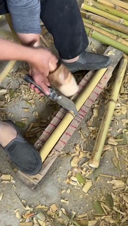 #Bamboo Handmade Crafts #Bamboo Weaving #Old Bamboo Craftsman  #Record the old crafts around us #Folk Crafts