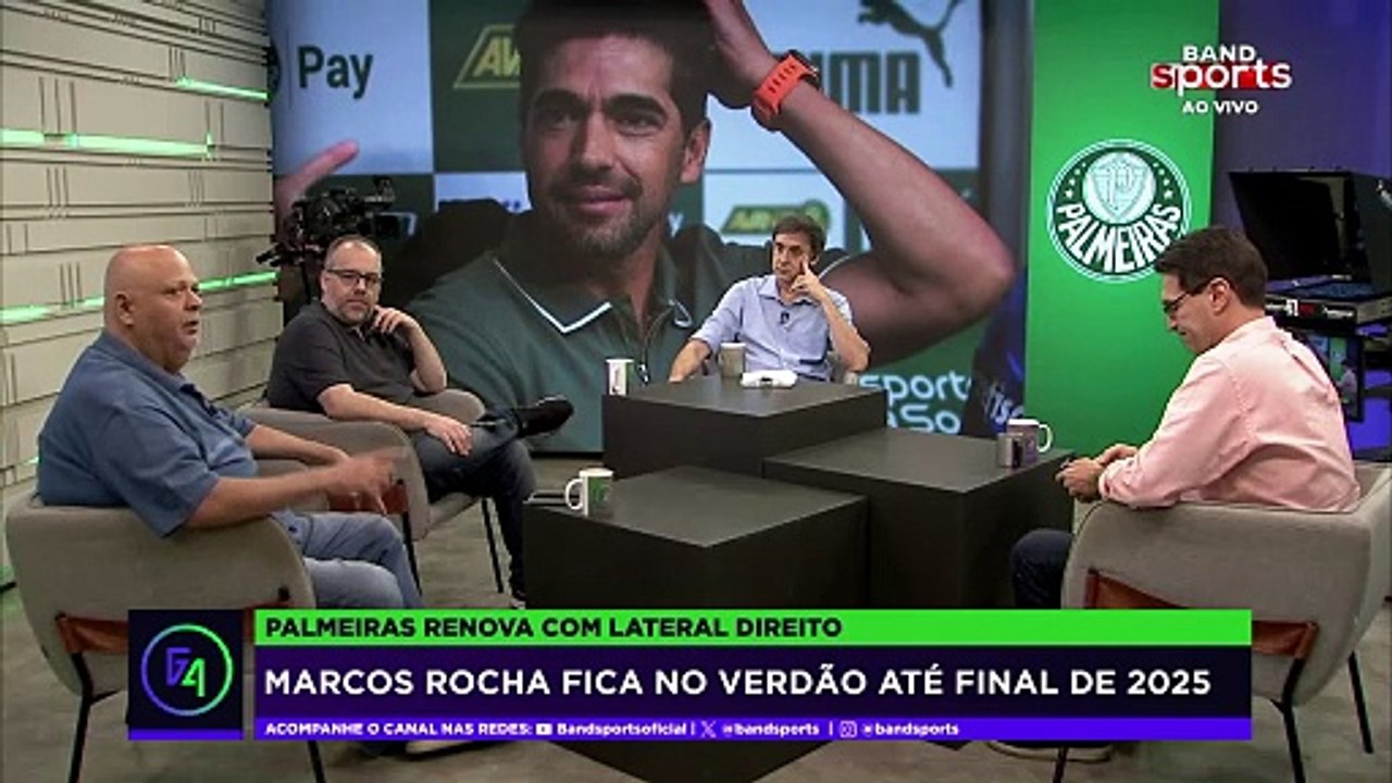 "É O MELHOR LATERAL DIREITO DO PALMEIRAS", DIZ MASSINI SOBRE MARCOS ROCHA