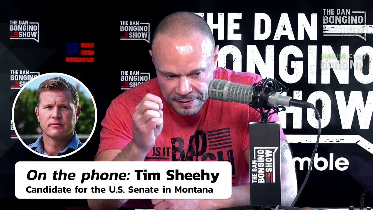 "We're Going To Keep The Pressure On!": Sen. Candidate Tim Sheehy.//The Dan Bongino show Clips