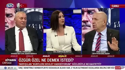 Canlı yayında gerginlik! Ümit Özdağ yayını terk etti: ‘Benim muhatabım Özgür Özel’