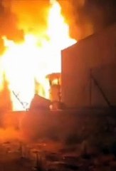 احتراق شاحنة في مستوطنة دان بعد استهدافها بصاروخ من لبنان