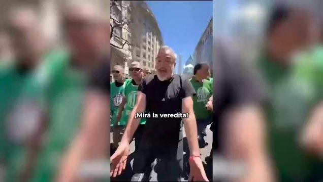 Disturbios entre manifestantes de ATE y fuerzas de seguridad en las inmediaciones del Obelisco