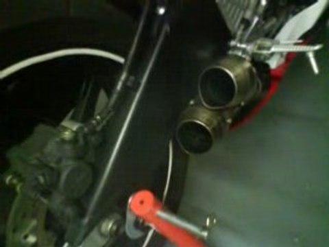 R6 2007, pot Lazer double court sans chicane