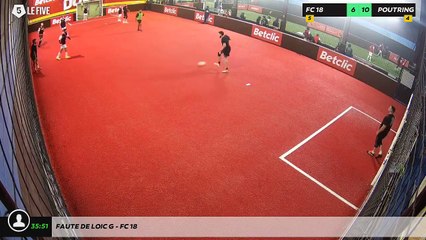 Faute de Loic G - Fc 18