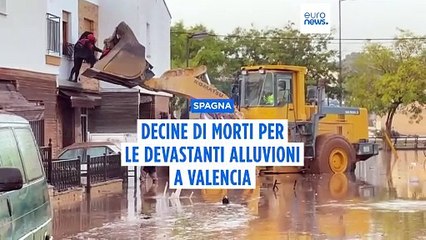 Spagna: più di 60 morti e decine di dispersi per le forti piogge, più colpita la regione di Valencia
