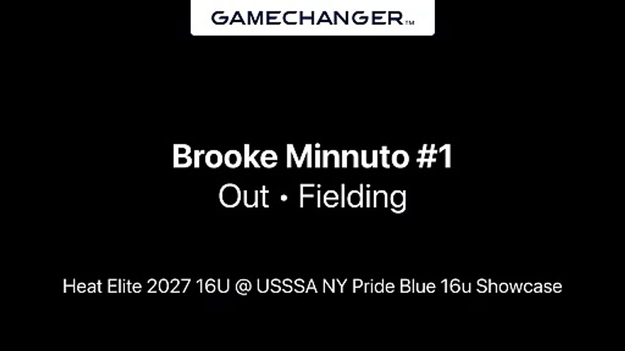 Brooke Minnuto Out @ USSSA NY Pride Blue 16u Showcase