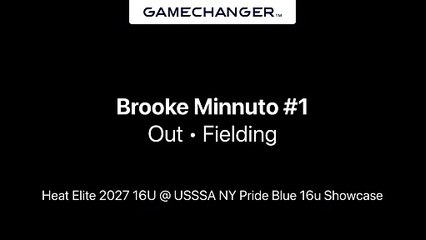 Brooke Minnuto Out @ USSSA NY Pride Blue 16u Showcase