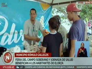Apure | Familias del municipio Rómulo Gallegos son beneficiados con Feria del Campo Soberano