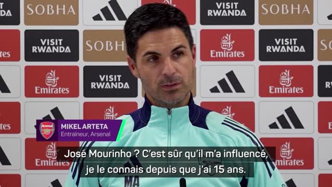 Arsenal - Arteta répond aux affirmations selon lesquelles son équipe imite Mourinho