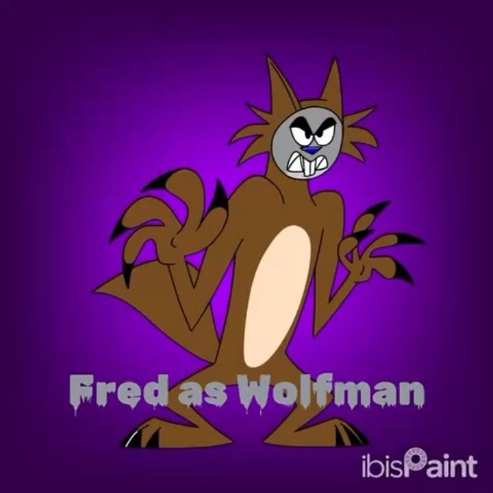Johnny & Friends: Fred as Wolfman in Speedpaint