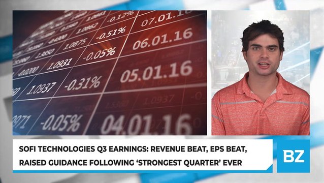 SoFi Technologies Q3 Earnings: Revenue Beat, EPS Beat, Raised Guidance Following 'Strongest Quarter' Ever