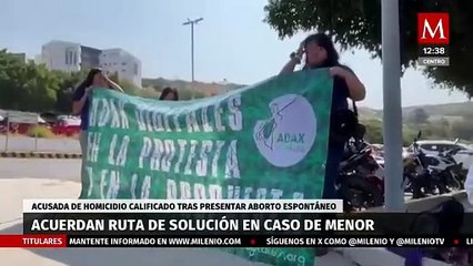 Secretaría de Mujeres respalda a Esmeralda, menor acusada de aborto espontáneo tras abuso sexual