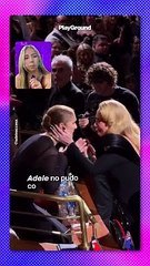 El emotivo abrazo entre Adele y Celine Dion