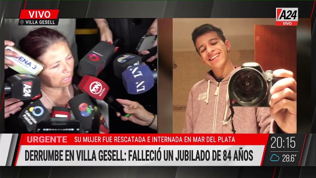 DERRUMBE EN VILLA GESELL: HABLA LA MADRE DE UNO DE LOS JÓVENES BAJO LOS ESCOMBROS