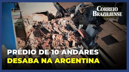 Prédio de 10 andares desaba na Argentina e deixa desaparecidos