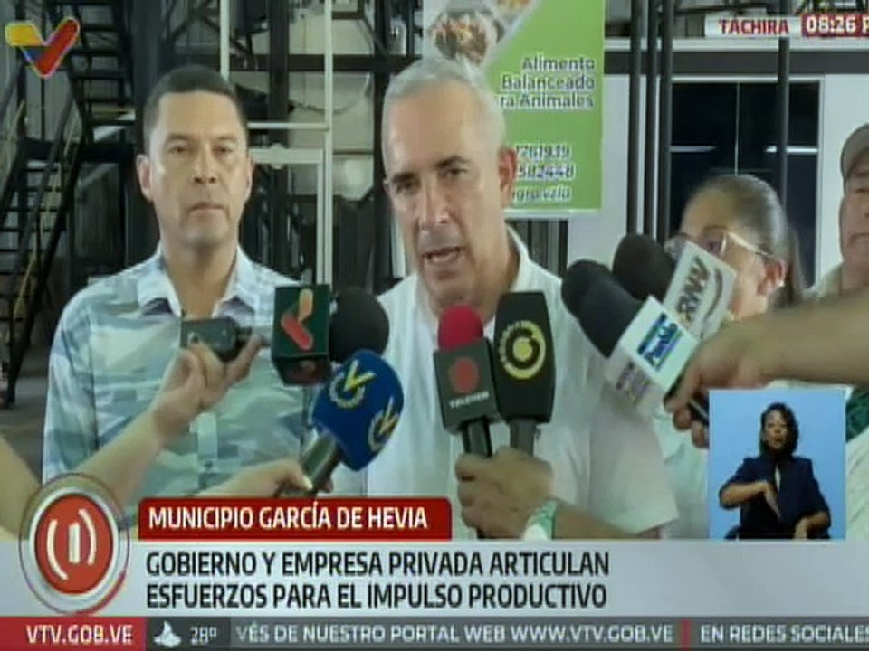 Táchira | Gobierno regional supervisa trabajos en la planta de alimentos balanceados para animales