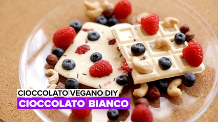 Cioccolato vegano DIY: Cioccolato bianco