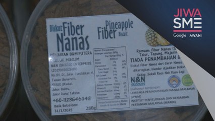 Jiwa SME: Inovasi biskut serat nanas terjah pasaran global
