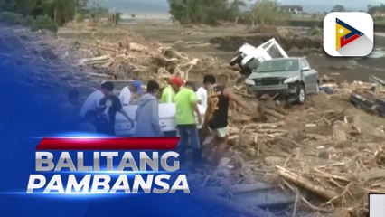 Clearing operations sa Laurel, Batangas, puspusan na; Tulong sa mga evacuation center, patuloy