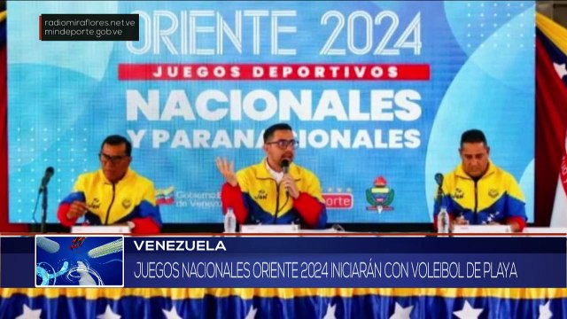 Venezuela | Juegos Nacionales Oriente 2024 DEPORTES TELESUR 29-10-2024