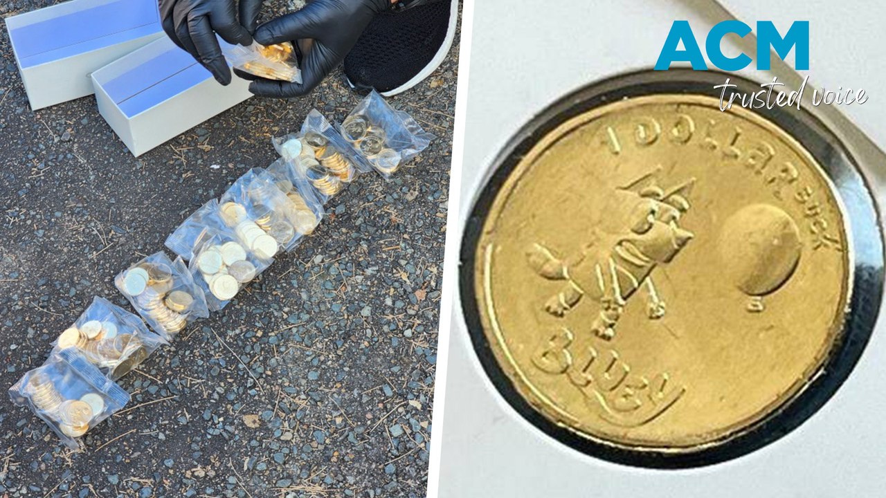 40,000 Bluey coins found during police search
