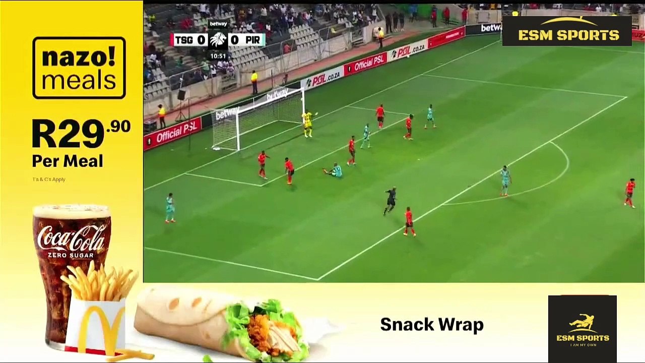 TS GALAXY vs ORLANDO PIRATES 0-2 Goals & Extend...