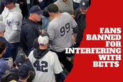 Chaos at Yankee Stadium: Fans ejected for interfering with Mookie Betts