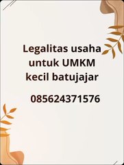 085624371576,Cara membuat izin usaha UMKM batujajar