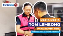 Detik-Detik Tom Lembong Pakai Rompi Pink usai Ditetapkan sebagai Tersangka Dugaan Korupsi Impor Gula
