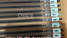 440mm 120v 450w frosted carbon fiber heating lamps for Micro-wave oven