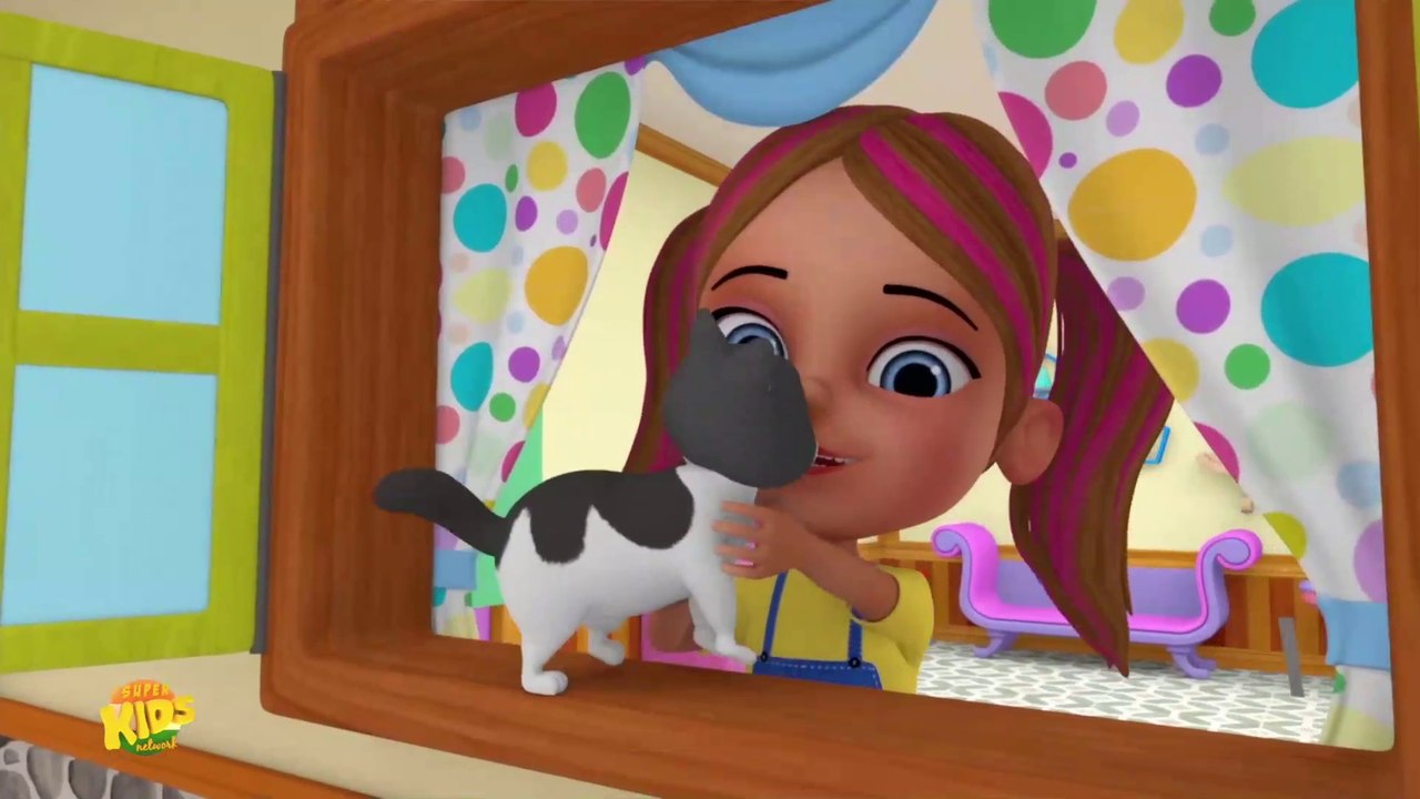 Meow Meow Billi Karti _ Kids Poems In Hindi _ Hindi Balgeet _ म्याऊँ म्याऊँ _ Super Kids Network - Trim