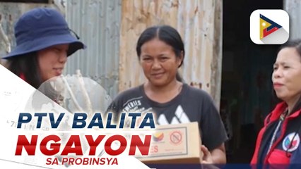 Mga apektado ng Bagyong #KristinePH sa Dinagat Islands, nakatanggap ng food packs