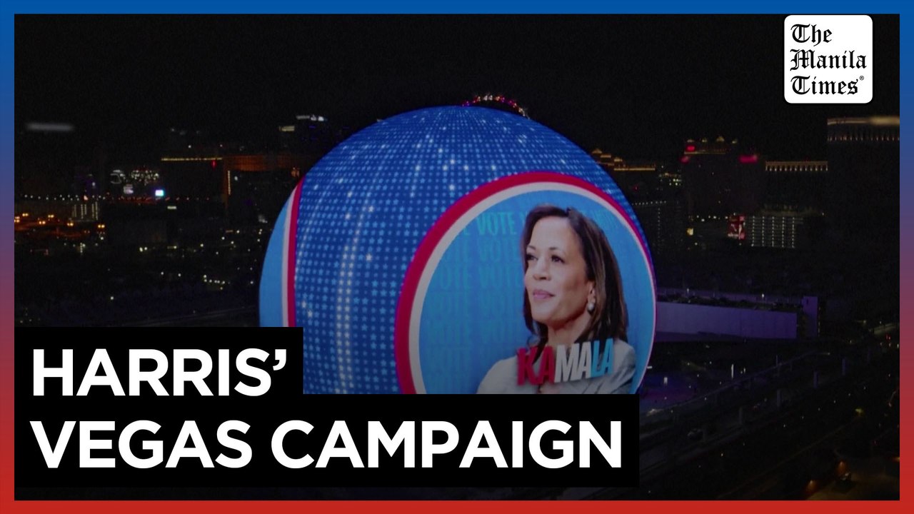 Kamala Harris' campaign to launch political ad on Las Vegas Sphere