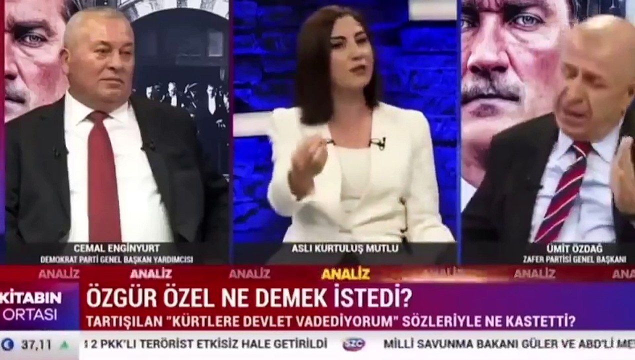 Ümit Özdağ canlı yayını terk etti: Benim muhatabım Özgür Özel