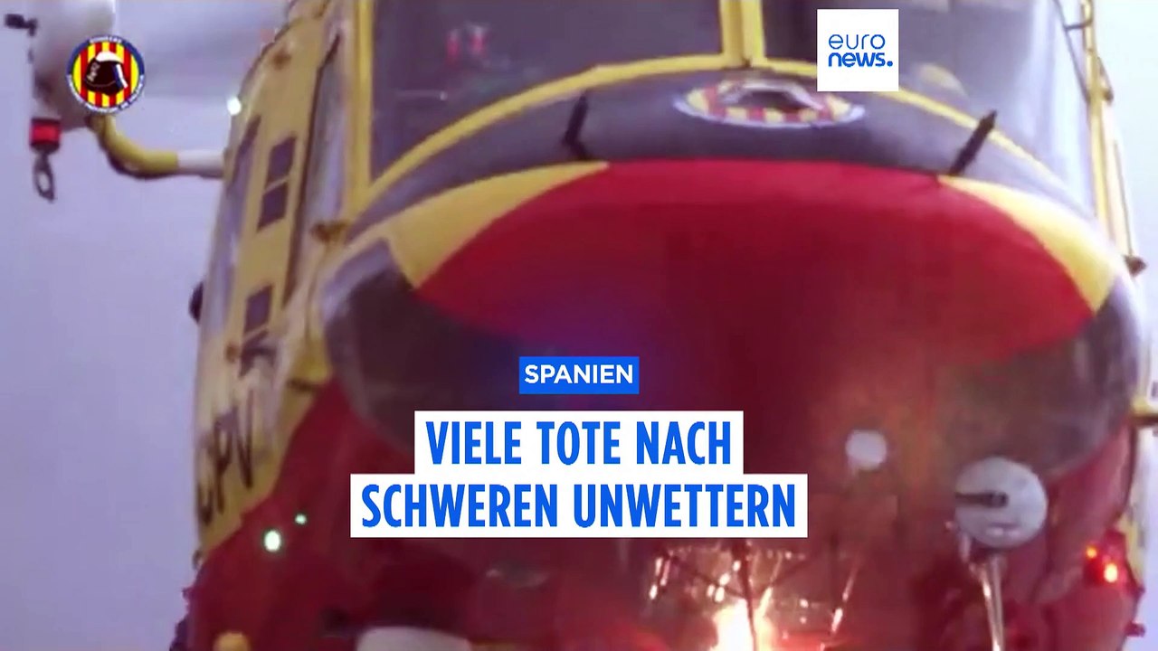 51 Tote nach schweren Unwettern in Spanien