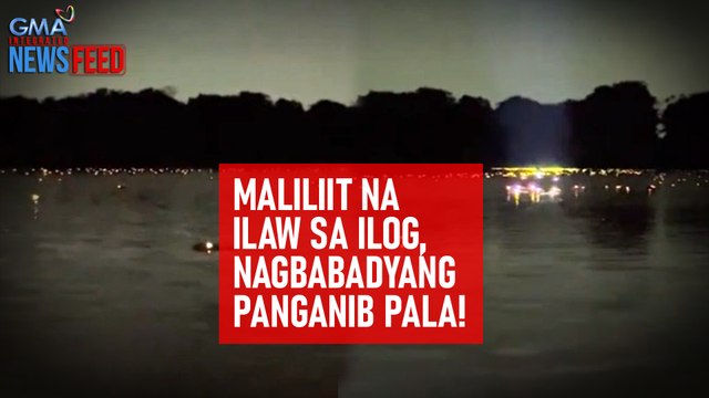 Maliliit na ilaw sa ilog, nagbabadyang panganib pala! | GMA Integrated Newsfeed