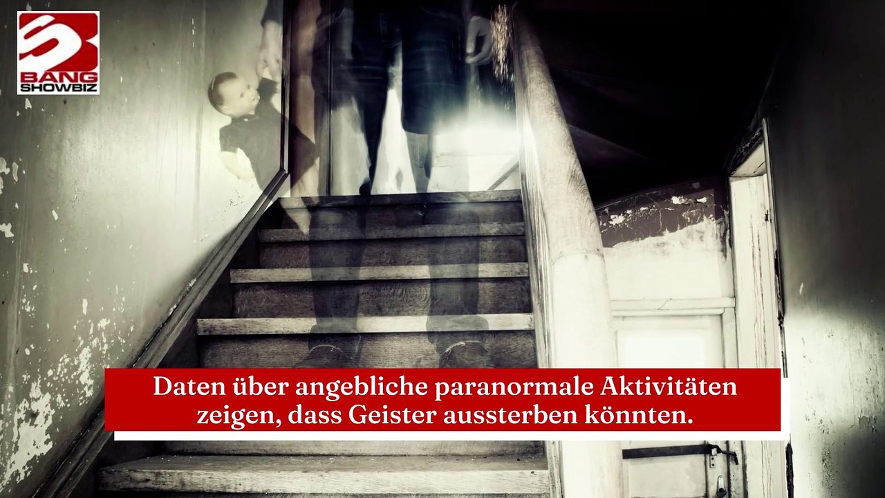 Daten über angebliche paranormale Aktivitäten zeigen, dass Geister aussterben könnten.