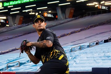 Así sonaron al pitcheo de Leones en el 1° Caracas - La Guaira en la 2024-2025