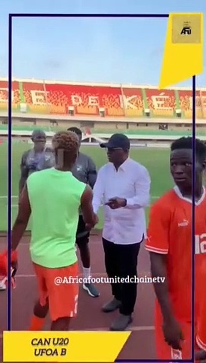 TOURNOI QUALIFICATIF CAN 20 UFOAB Lomé 2024 Match de Classement (Petite Finale) | Côte d’Ivoire  2-1  Niger  Mot d’encouragement du Président de la Fédération Ivoirienne de Football Mr #IdrissDIALLO au joueurs Ivoiriens U20 après le match au Sta